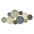 Home Roots Home Roots 321108 Textured Plates Wall Decor; Multicolor 321108